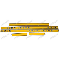 Aufkleber Set Motorhaube - Typenaufkleber - Haubenaufkleber für John Deere 6506