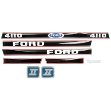 Aufklebersatz Haubenaufkleber Typenschild für Ford / New Holland 4410 Force II
