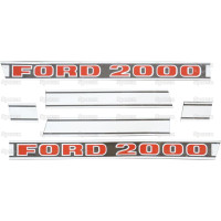 Typenschild - Schriftzug - Aufkleber passend für Ford / New Holland 2000