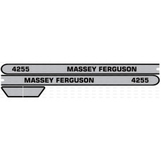 Aufkleber Aufklebersatz Haubenaufkleber Typenschild für Massey Ferguson MF 4245