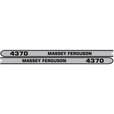 Aufkleber Aufklebersatz Haubenaufkleber Typenschild für Massey Ferguson MF 4360