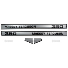 Aufkleber Aufklebersatz Typenschild für Massey Ferguson MF 375 -3900321M92