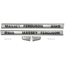 Aufkleber Aufklebersatz Typenschild für Massey Ferguson MF 285 1698120M1 1698121M1