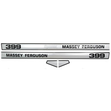 Aufkleber Aufklebersatz Typenschild für Massey Ferguson 398 - 3900323M92 300323M91