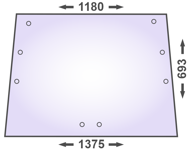 Heckscheibe Fur Deutz Fahr 3006 4006 4506 5006 5206 Fritzmeier Kabine Europa Iii Ebay